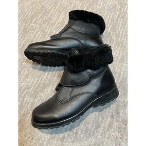 Waterproof Womens 10 Toe Warmers Michigan 2 boots w hook closure, plush collar